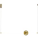 Designer pendant lamps - Step into Design O-LINE LED pendant lamp 93cm brass (ST-1688L) - product 1