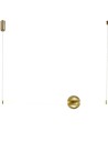 Step into Design O-LINE LED pendant lamp 93cm brass (ST-1688L)