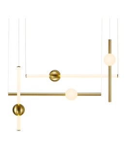 Step into Design O-LINE L-4 LED brass pendant lamp (ST-1691L-4)