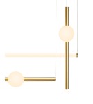 Designer pendant lamps - Step into Design O-LINE L-4 LED brass pendant lamp (ST-1691L-4) - product 2