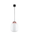 Step into Design Lampa wisząca BOOM LED biało miedziana 25cm  (9969P/A white)