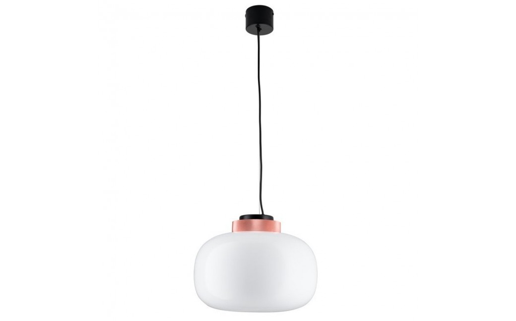 Step into Design Lampa wisząca BOOM LED biało miedziana 35cm (9969P/B white)