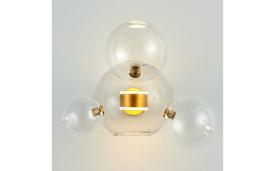 Step into Design Lampa ścienna BUBBLES -3+1W LED złota 3000K (ST-0801W-3+1 gold)