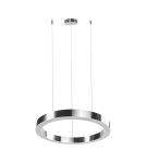 Pendant lamps circles - Step into Design CIRCLE 60+80+80 LED pendant lamp in nickel on 1 soffit (ST-8848-60+80+80 nickel) - product 5