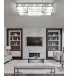 Pendant lamps - Step into Design Ceiling lamp STREAM chrome 140*75cm - product 2