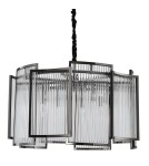 Glamour chandeliers - Step into Design Hanging IMPERIO BLACK 80cm - product 1