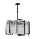 Glamour chandeliers - Step into Design Hanging IMPERIO BLACK 80cm - product 2