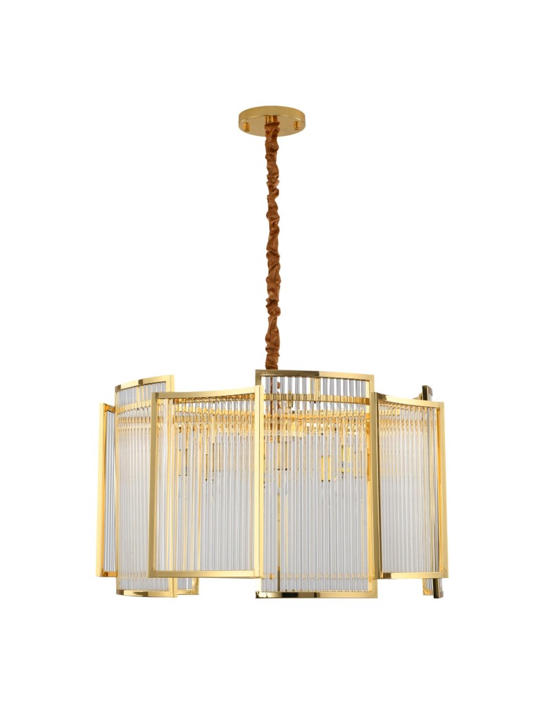 Glamour chandeliers - Step into Design Hanging IMPERIO GOLD 80cm - product kolory-swiatla.pl 1