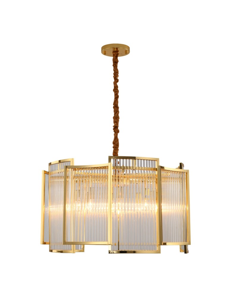Glamour chandeliers - Step into Design Hanging IMPERIO GOLD 80cm - product kolory-swiatla.pl 2