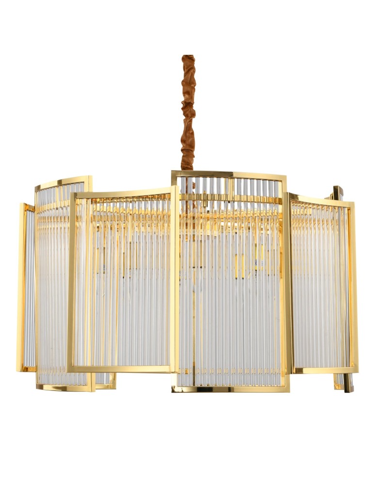 Glamour chandeliers - Step into Design Hanging IMPERIO GOLD 80cm - product kolory-swiatla.pl 3