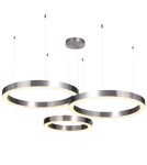 Pendant lamps circles - Step into Design CIRCLE 60+80+80 LED brass pendant lamp on 1 soffit (ST-8848-60+80+80 brass) - product 3