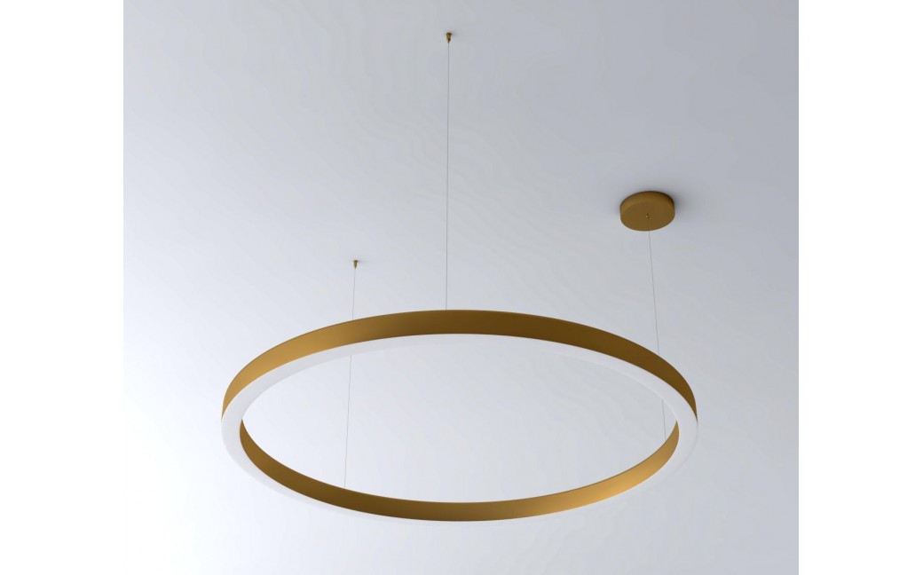 Step into Design Lampa wisząca CIRCLE 60+80+80 LED mosiądz na 1 podsufitce (ST-8848-60+80+80 brass)