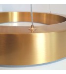 Pendant lamps circles - Step into Design CIRCLE 60+80+80 LED brass pendant lamp on 1 soffit (ST-8848-60+80+80 brass) - product 7