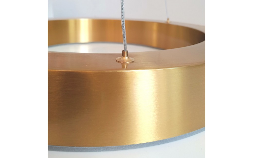 Step into Design Lampa wisząca CIRCLE 60+80+80 LED mosiądz na 1 podsufitce (ST-8848-60+80+80 brass)