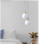 Pendant lamps - Step into Design Hanging PEARL Gold 20cm - product 6
