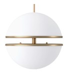 Triple pendant lamps - Step into Design Hanging SFERA-3 LED Gold 50cm - product 5