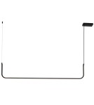 LED pendant lamps - Step into Design Pendant led lamp MINIMA-1 Black 120cm - product 1