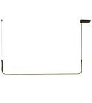 LED pendant lamps - Step into Design Pendant led lamp MINIMA-1 Black 120cm - product 2