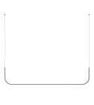 LED pendant lamps - Step into Design Pendant led lamp MINIMA-1 Black 120cm - product 4