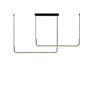 LED pendant lamps - Step into Design Pendant led lamp MINIMA-1 Black 120cm - product 7