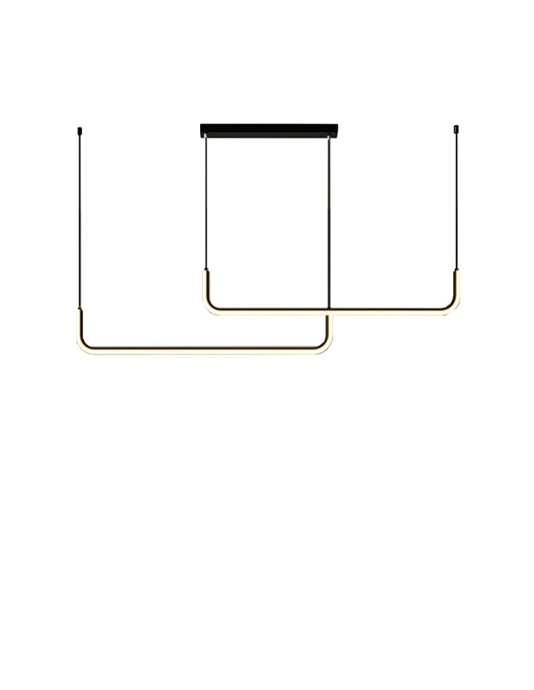 LED pendant lamps - Step into Design Pendant led lamp MINIMA-1 Black 120cm - product kolory-swiatla.pl 7