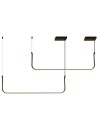 Step into Design LED Pendant Lamp MINIMA-2 Black 80cm. 