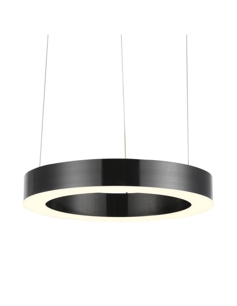 Pendant lamps circles - Step into Design CIRCLE 40 LED pendant lamp black 40cm (ST-8848-40 black) - product kolory-swiatla.pl 1
