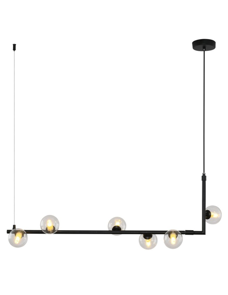 Pendant lamps - Step into Design Hanging SIMPLY Black 90cm - product kolory-swiatla.pl 1