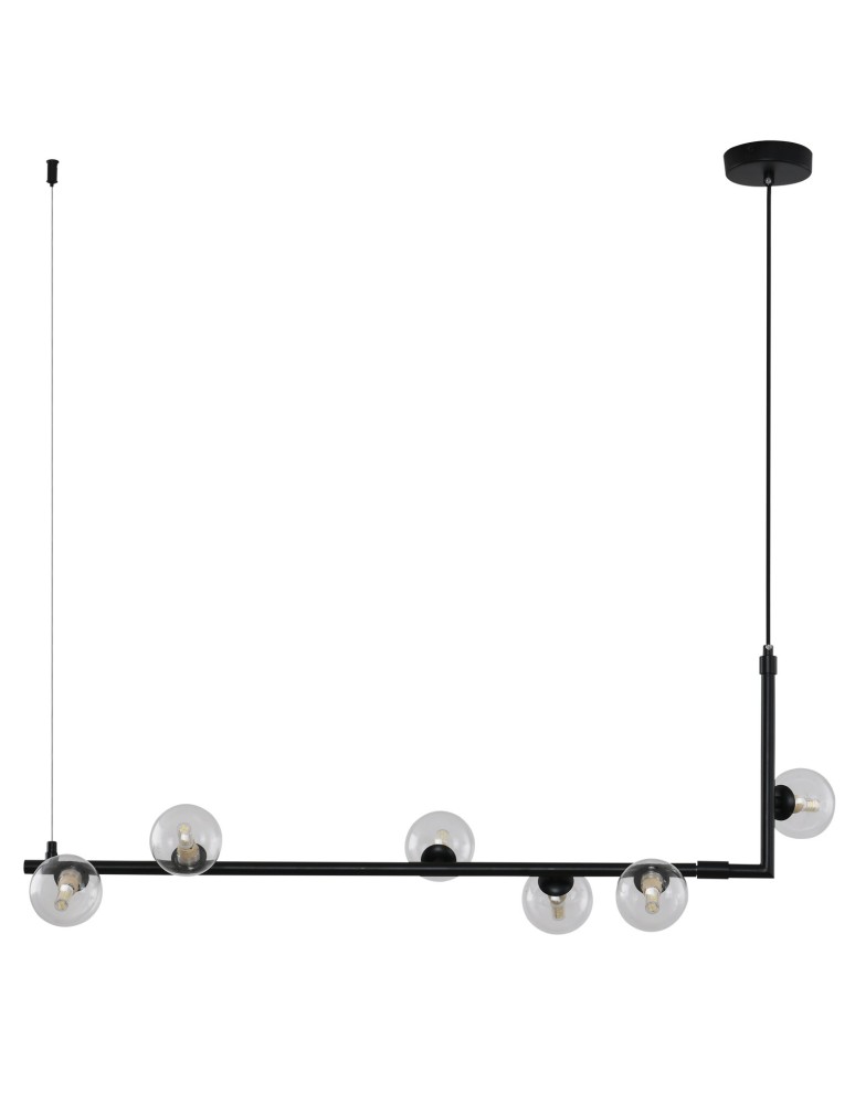 Pendant lamps - Step into Design Hanging SIMPLY Black 90cm - product kolory-swiatla.pl 2