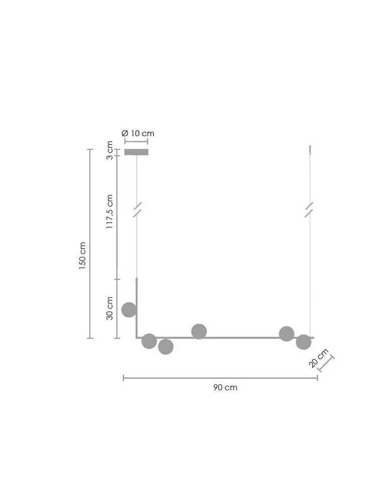 Pendant lamps - Step into Design Hanging SIMPLY Black 90cm - product kolory-swiatla.pl 6