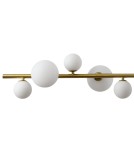 Pendant lamps - Step into Design Hanging MILKY DROP Gold 120cm. - product 2