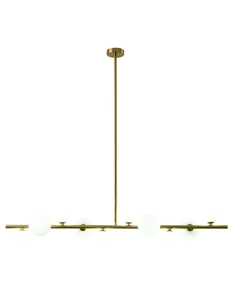 Pendant lamps - Step into Design Hanging MILKY DROP Gold 120cm. - product kolory-swiatla.pl 4