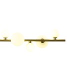 Pendant lamps - Step into Design Hanging MILKY DROP Gold 120cm. - product 5
