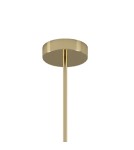 Pendant lamps - Step into Design Hanging MILKY DROP Gold 120cm. - product 7
