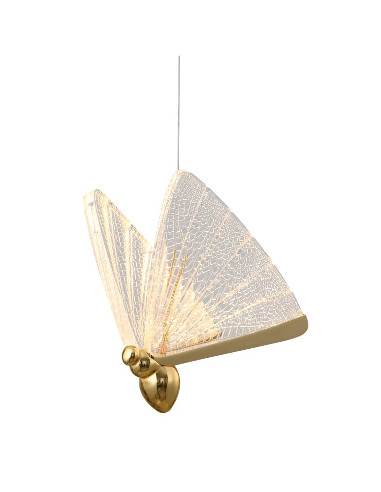 Designer pendant lamps - Step into Design LED Pendant Lamp BEE LAMP 5 Gold 45cm. - product kolory-swiatla.pl 2