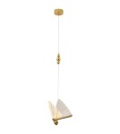 Designer pendant lamps - Step into Design LED Pendant Lamp BEE LAMP 1 LED Gold 21cm. - product 1