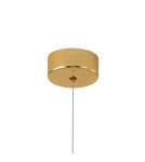 Designer pendant lamps - Step into Design LED Pendant Lamp BEE LAMP 1 LED Gold 21cm. - product 4