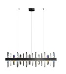 LED pendant lamps - Step Into Design ARCTIC LED 100cm 52W 4200lm 3000K Black MP0099 - product 4