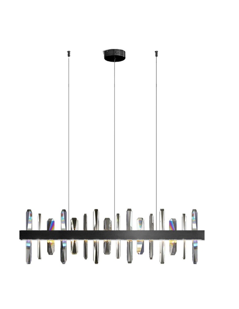 LED pendant lamps - Step Into Design ARCTIC LED 100cm 52W 4200lm 3000K Black MP0099 - product kolory-swiatla.pl 4
