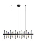 LED pendant lamps - Step Into Design ARCTIC LED 100cm 52W 4200lm 3000K Black MP0099 - product 5