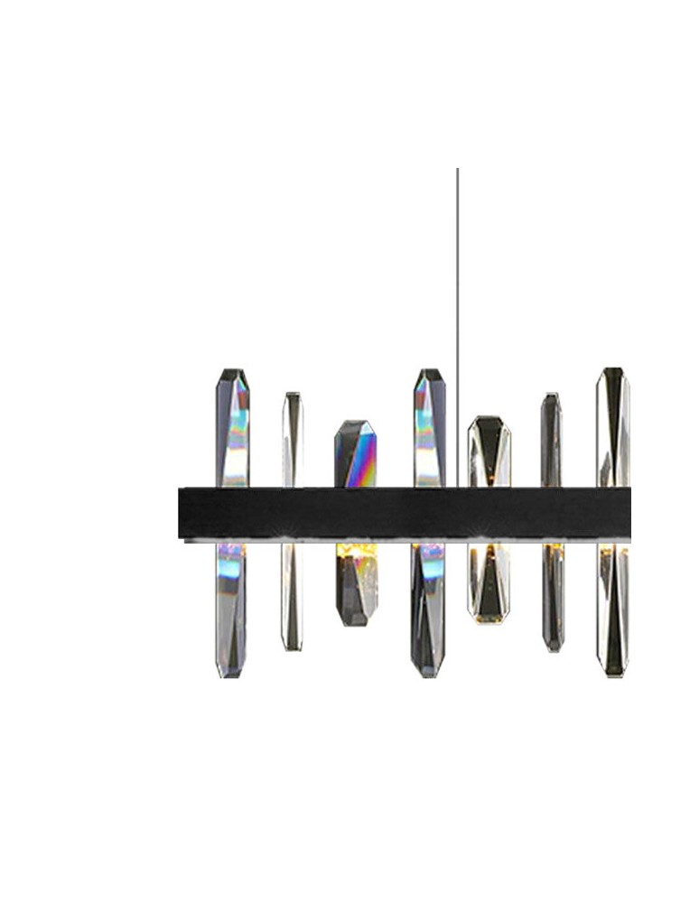LED pendant lamps - Step Into Design ARCTIC LED 100cm 52W 4200lm 3000K Black MP0099 - product kolory-swiatla.pl 6