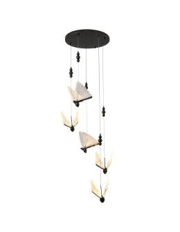 Step into Design Wisząca Lampa LED BEE LAMP 5 Czarny 45cm