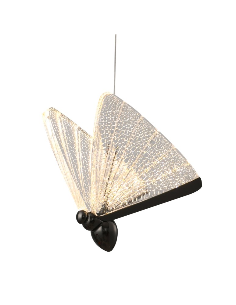 Designer pendant lamps - Step into Design LED Pendant Lamp BEE LAMP 5 Black 45cm. - product kolory-swiatla.pl 2