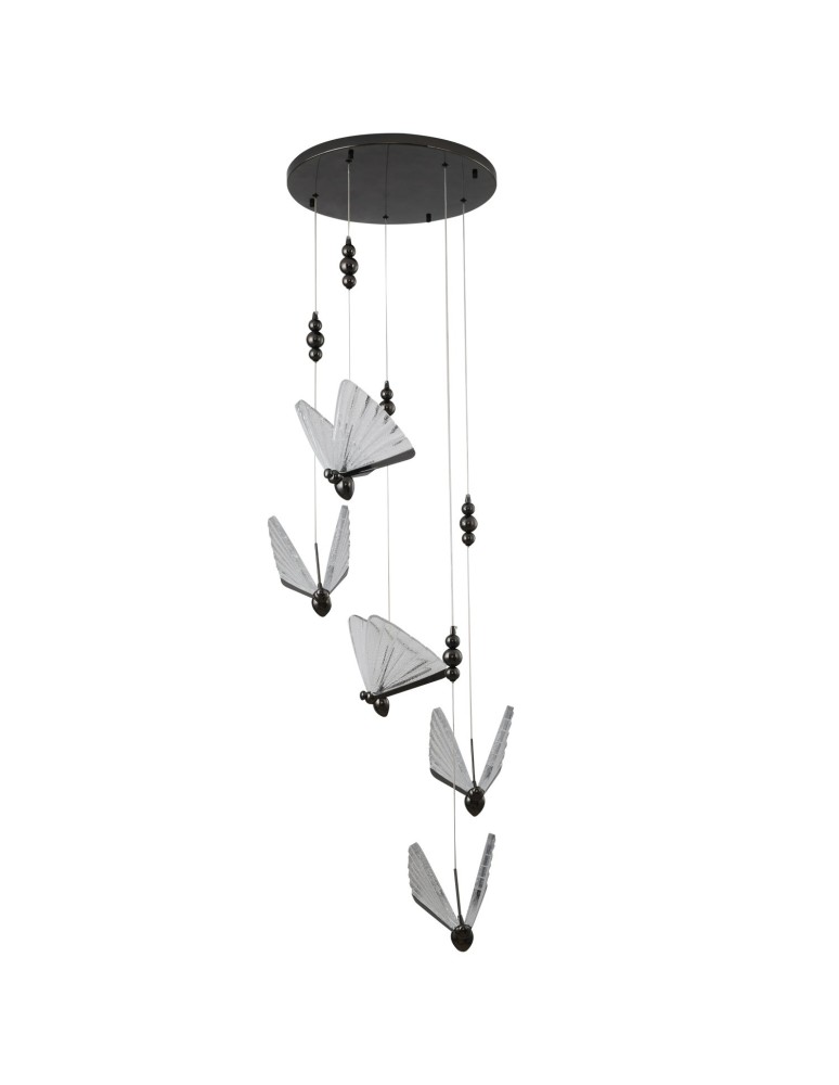 Designer pendant lamps - Step into Design LED Pendant Lamp BEE LAMP 5 Black 45cm. - product kolory-swiatla.pl 3
