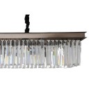 Glamour chandeliers - Step into Design Hanging SPARKLE DOUBLE Anthracite 100cm - product 2