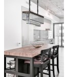 Glamour chandeliers - Step into Design Hanging SPARKLE DOUBLE Anthracite 100cm - product 5