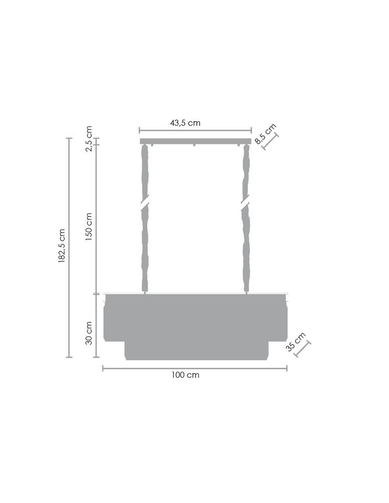 Glamour chandeliers - Step into Design Hanging SPARKLE DOUBLE Anthracite 100cm - product kolory-swiatla.pl 6