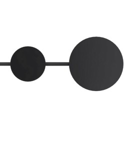 Step into Design Ścienna CLEX - 6 LED Czarny 89cm - produkt 2