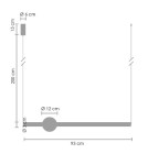 Designer pendant lamps - Step into Design Hanging O-LINE LED 63cm Brass ST-1688S - product 6