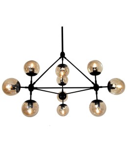 Step into Design Lampa wisząca ASTRIFERO-10 bursztynowo czarna 90cm (ST-9047-10 amber)